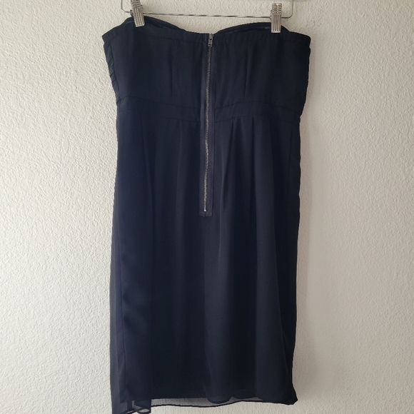 LC Lauren Conrad Black Strapless Dress Size 6 EUC | Party Spring Summer Cute - Picture 4 of 5